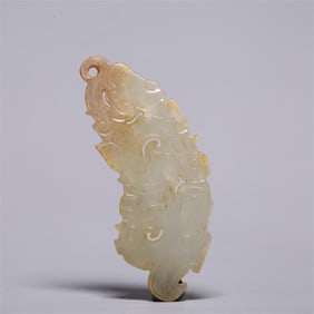 A piece of the Hetian jade dragon warriors of the Western Zhou Dynasty