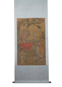 A picture of Liu Songnian's silk question