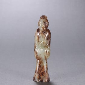 A piece of ancient jade from the Han Dynasty