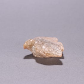 An ancient jade bird of the Han Dynasty