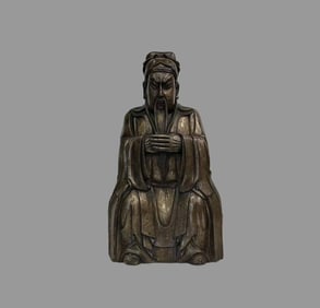A piece of exquisite alloy copper guan gong