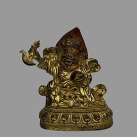 A beautiful copper-gilt black sky