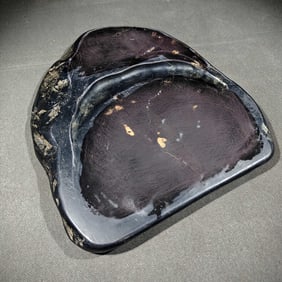 An old pit inkstone of Dong Qichang