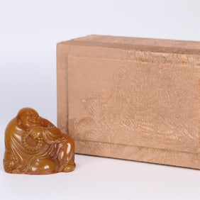 A Qing Dynasty He Kunyu Tian Huangshi Arhat seal