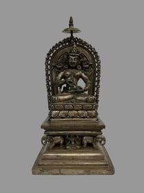 A fine copper-gilt silver Vajrasattva