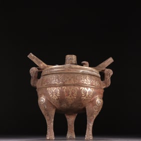 A fine bronze dual-purpose furnace