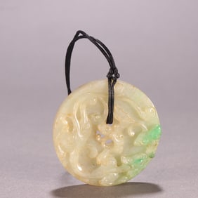 A jade dragon jade jade from the Qing Dynasty