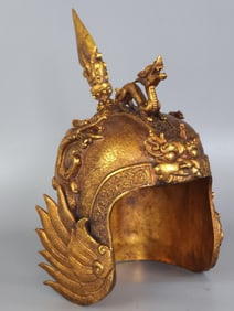 A fine copper-gilt general's crown