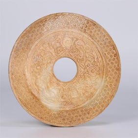 A piece of ancient jade in the Han Dynasty