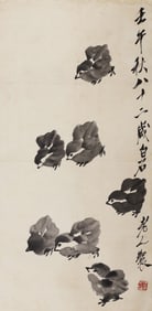 A picture of Qi Baishi's chick