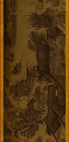 A beautiful Zhang Zeduan's "Qingming River Map" volume