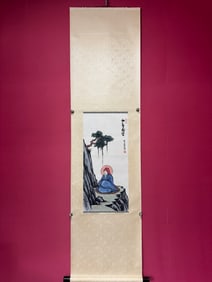 An oil painting by Feng Zikai