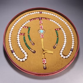 A pearl morning pearl of the Qing Dynasty