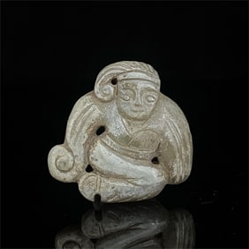 A beautiful Hetian jade dancer