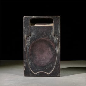 A rectangular end inkstone of Peng Jun's style