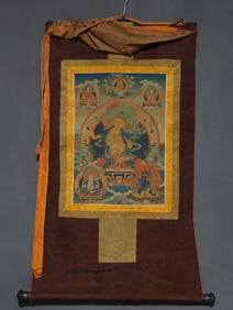A beautiful Manjushri thangka