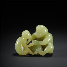A Hetian topaz spirit monkey from the Qing Dynasty celebrates his birthday