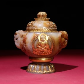 A piece of the underground palace of the Han Dynasty and the white jade soil of the Han Dynasty are