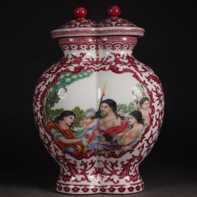 One piece of Qing Dynasty A Qing Dynasty Qianlong year system agate red consecrated Western
