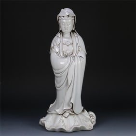 A statue of Boji fisherman in the early days of the Qing Dynasty and the Republic of China in the