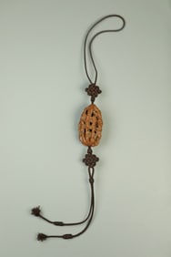 A thirteen-line old core carving of the Qing Dynasty Eighteen Arhats