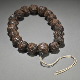 A beautiful old agarwood eighteen hands