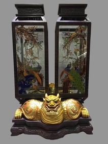 A beautiful palace lamp