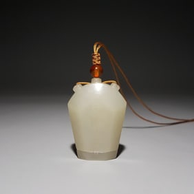 A beautiful Hetian jade Buddha