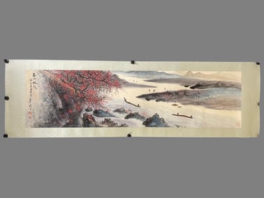 A landscape map of Li Xiongcai
