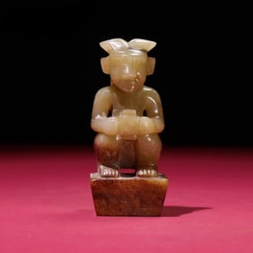 A beautiful Hetian jade nobleman