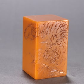 A huge Huang stone tiger pattern seal
