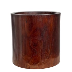 A beautiful Huanghuali pen holder