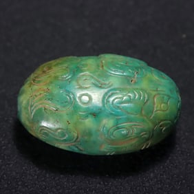 A beautiful ancient turquoise beast