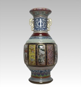 A pastel heavy industry porcelain mother bottle made in the Qianlong period of the Qing Dynasty
