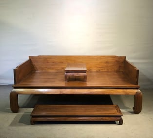 A set of Huanghuali Arhat bed