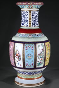 A piece of Qianlong pastel porcelain king of the Qing Dynasty