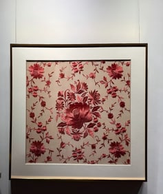 A late Qing Dynasty floral pattern Cantonese embroidery
