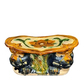 A beautiful Tang Sancai tiger pillow