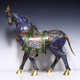 A Qing Dynasty Qianlong Tang horse