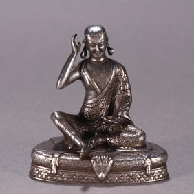 A meteorite carved with Venerable Milarepa