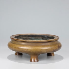 A pot furnace made in the Xuande year of the Qing Dynasty