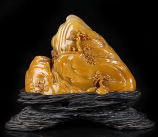 A Shoushan stone seal of the Qing Dynasty