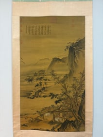 A landscape figure painting by Guo Xi