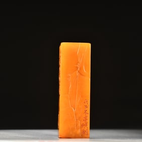 A piece of Qing Dynasty Changshuo Shoushan Tianhuang stone carving Panasonic character story seal