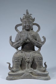 A bronze Weituo ornament of the Ming Dynasty