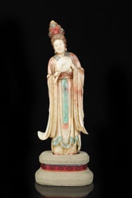 A lady carved in stone from Shoushan