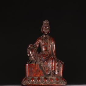 A statue of Guanyin in the Qing Dynasty