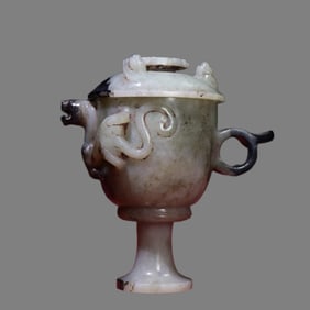 A dragon cup of the Han Dynasty