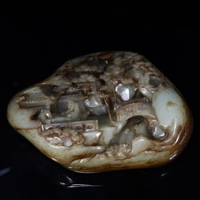 A Hetian jade seed ornament