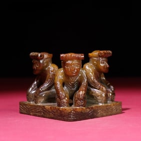 A jade figure totem chapter of the Han Dynasty